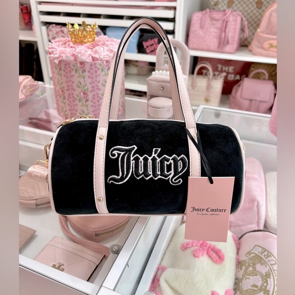 Juicy Couture Queen of Everything Liquorice Black Velour - Picture 2 of 6